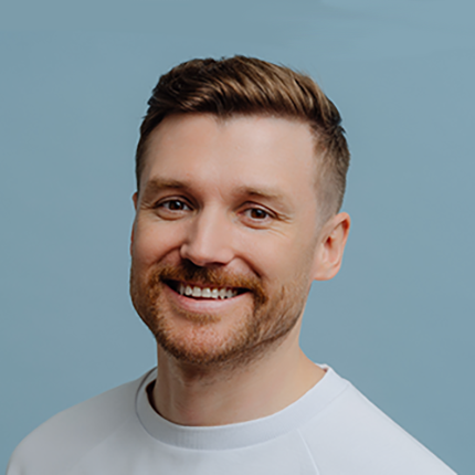 man smiling