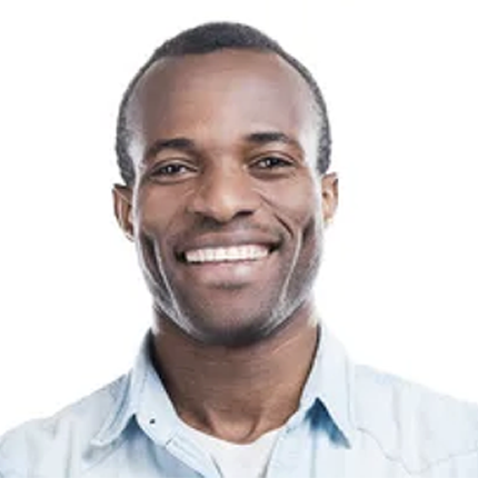 man smiling