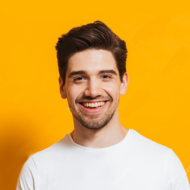 man smiling