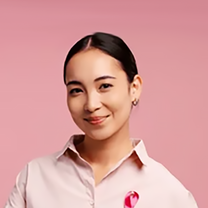 woman smiling