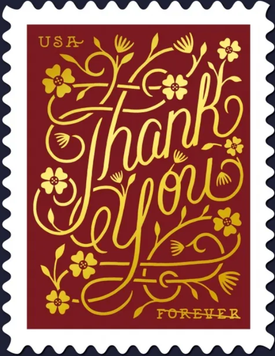 thank you stamp